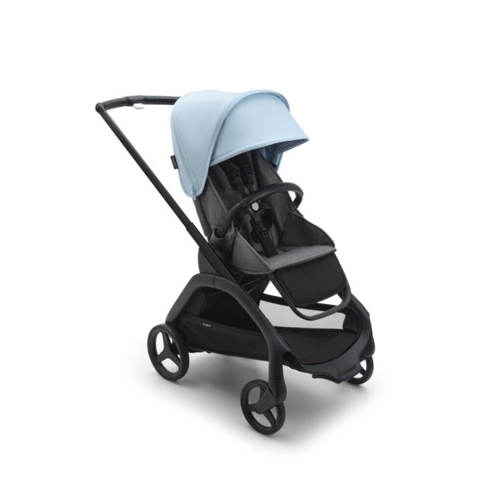 Bugaboo Dragonfly - wózek spacerowy-Black-Skyline Blue-Grey Melange