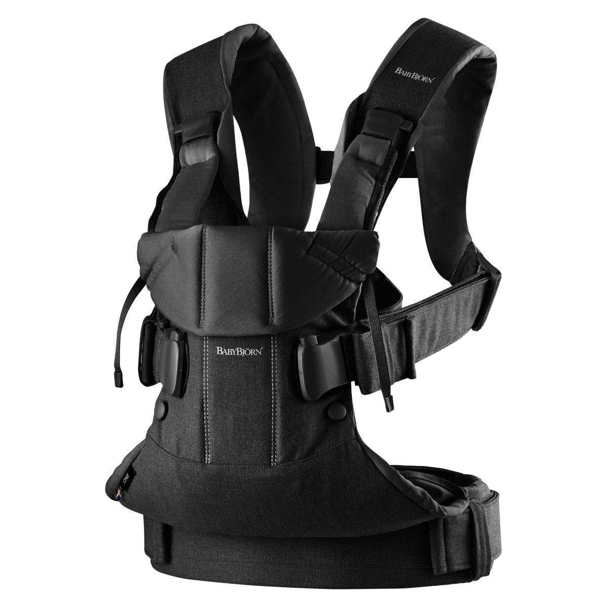 BabyBjorn, One - nosidełko ergonomiczne-Czarny