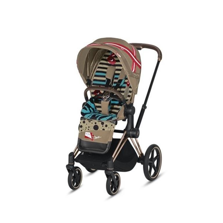 Cybex, Priam 2.0 Fashion Collection - wózek spacerowy -Cybex by Karolina Kurkova-Rose Gold