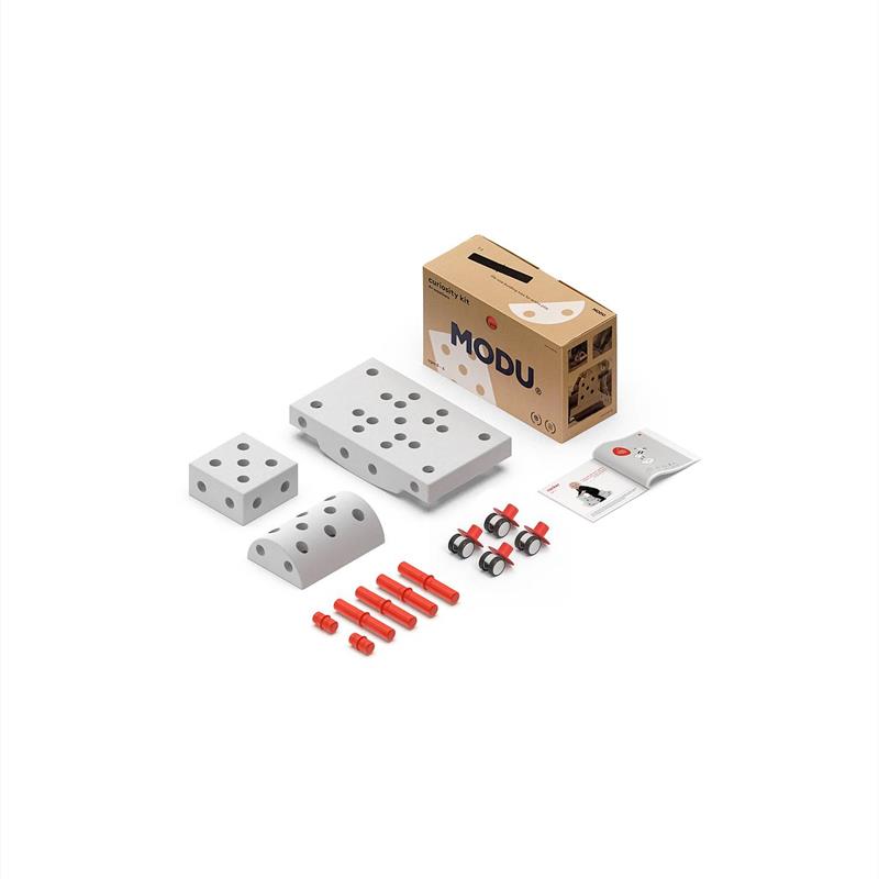 Modu Curiosity Kit 4w1 - kreatywne klocki-Czerwony