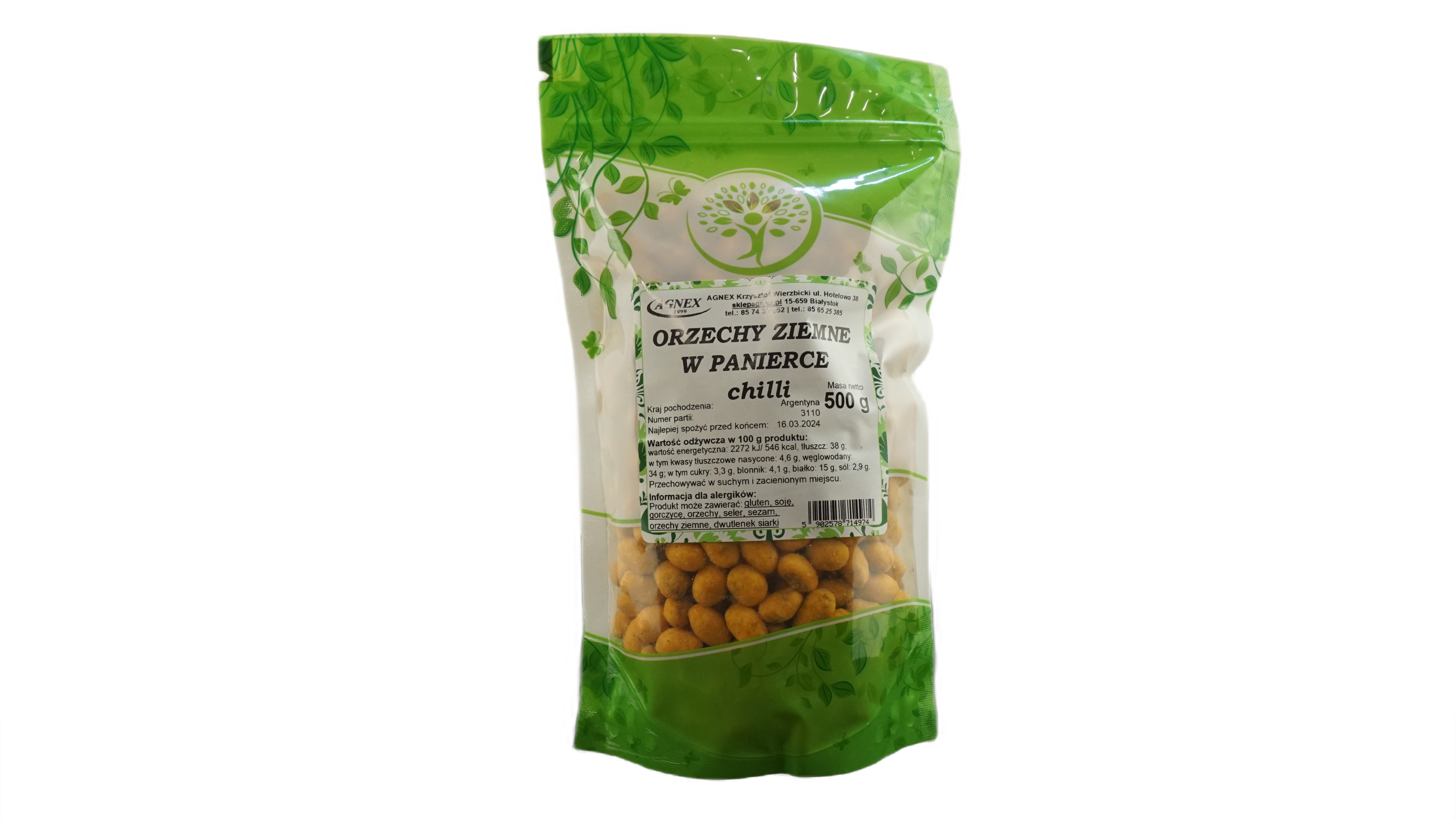 ORZESZKI ZIEMNE W PANIERCE- chilli 500 g