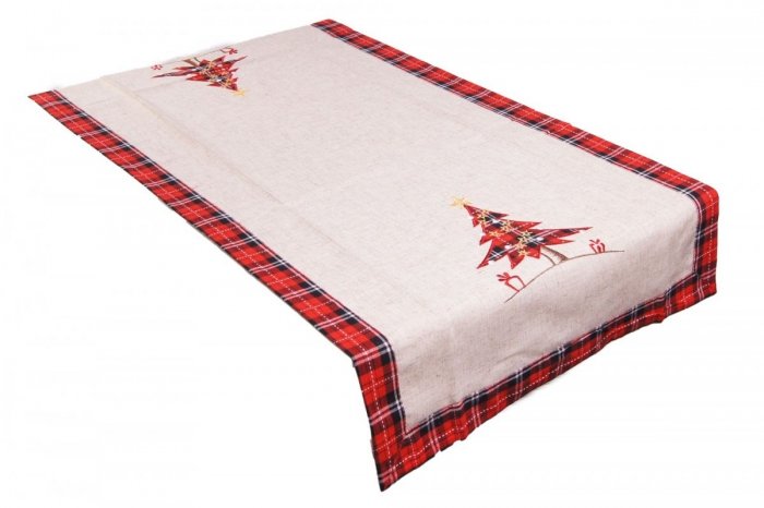Obrus świąteczny MIŁKA rozmiar 60x120 wzór h639c