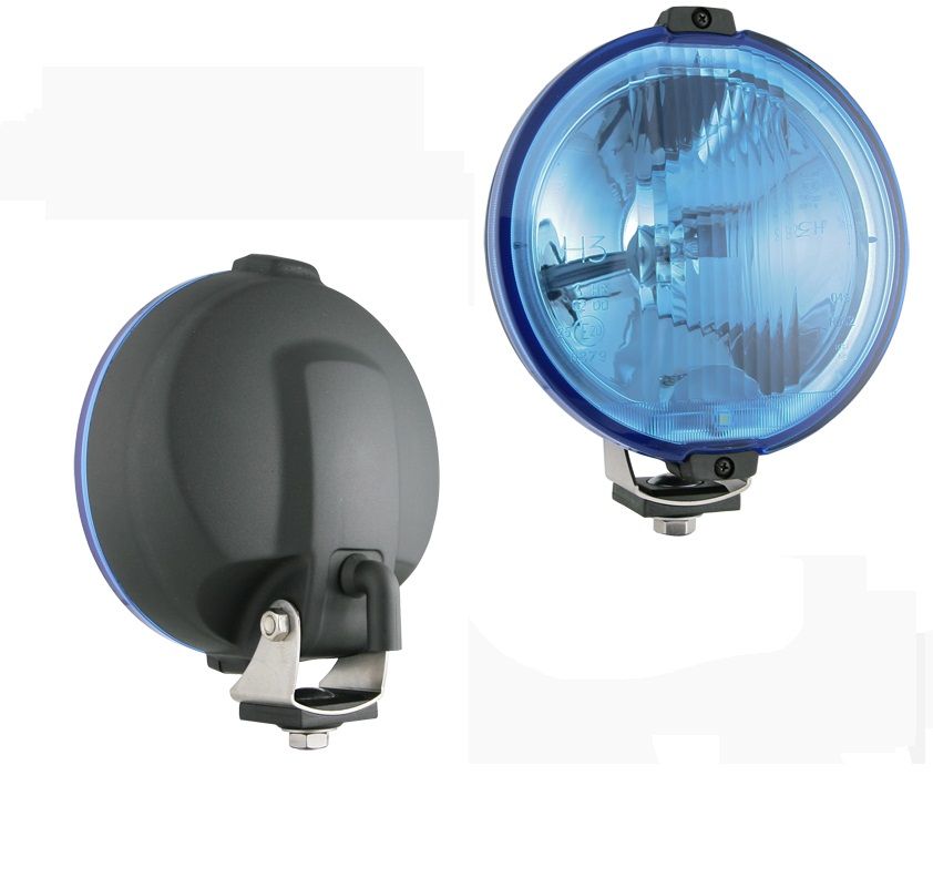 Drogowy reflektor halogenowy błękitny 12V HOS2.38810 Wesem