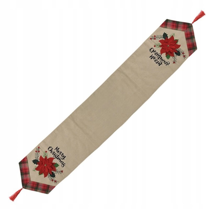 Bieżnik PROSTOKĄTNY 183 x 33 cm Bieżnik na stół Święta Boże Narodzenie
