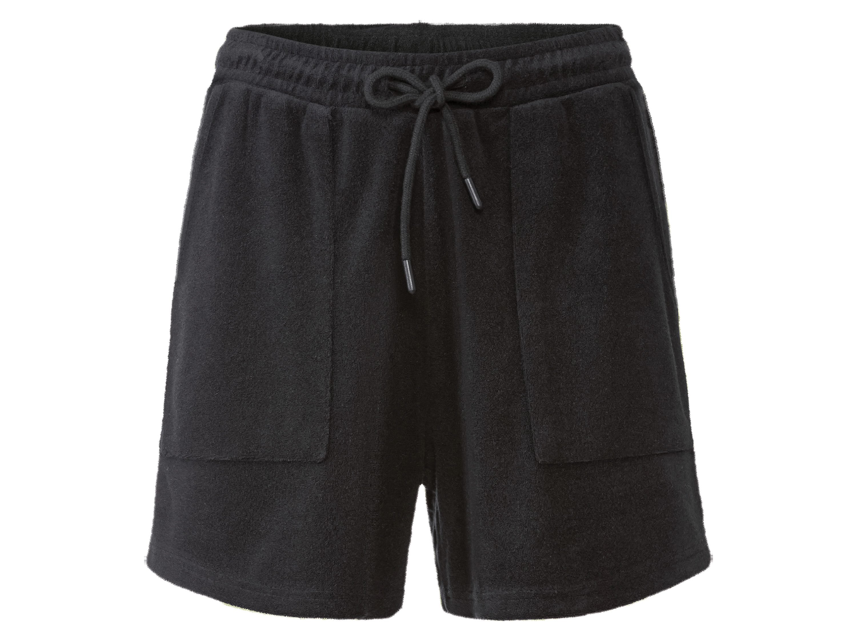 esmara Szorty damskie froté XS 32/34, Czarny