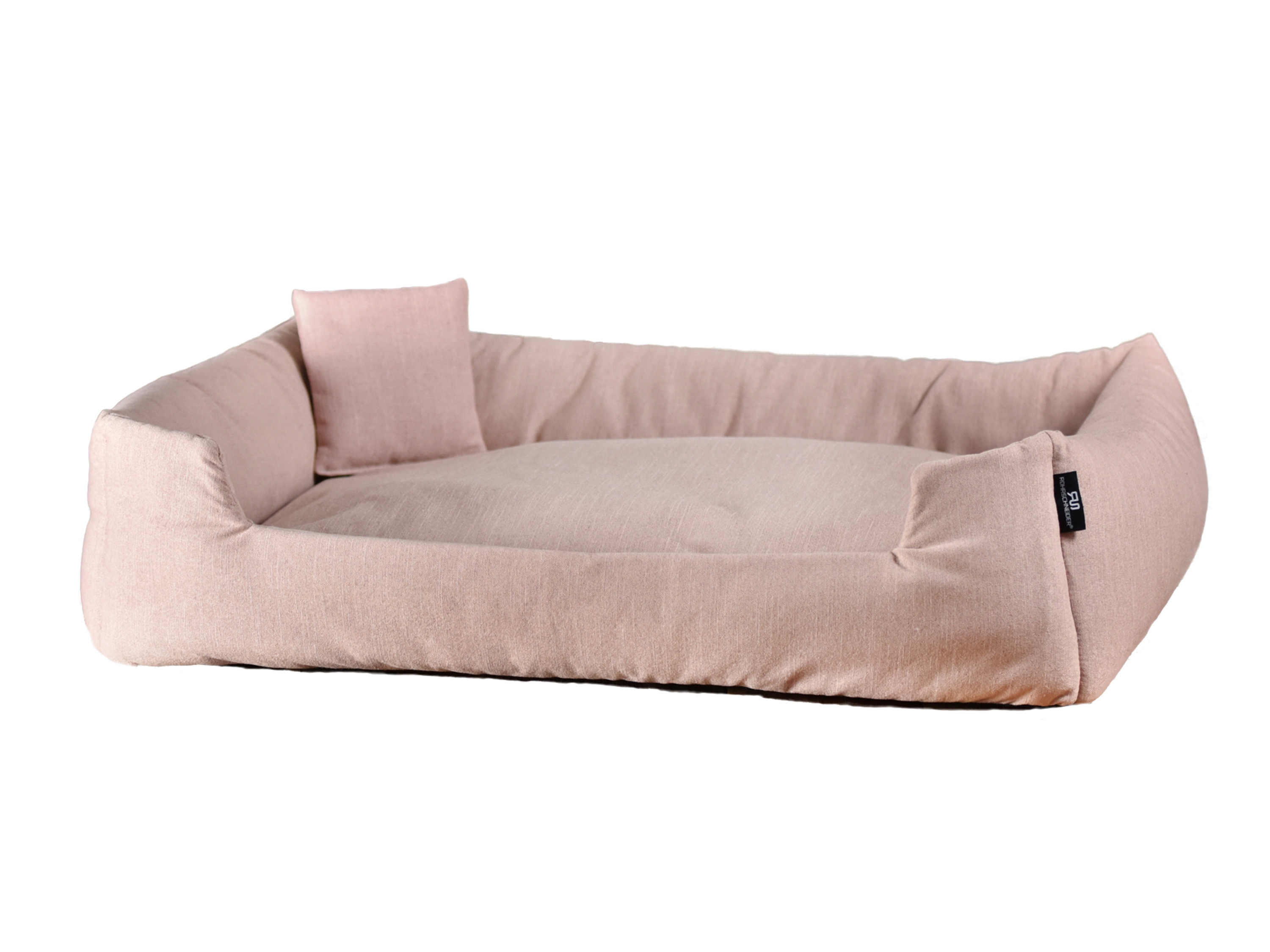 Rohrschneider Legowisko dla psa, przytulna sofa Blue, z butelek PET z recyklingu L, Różowy