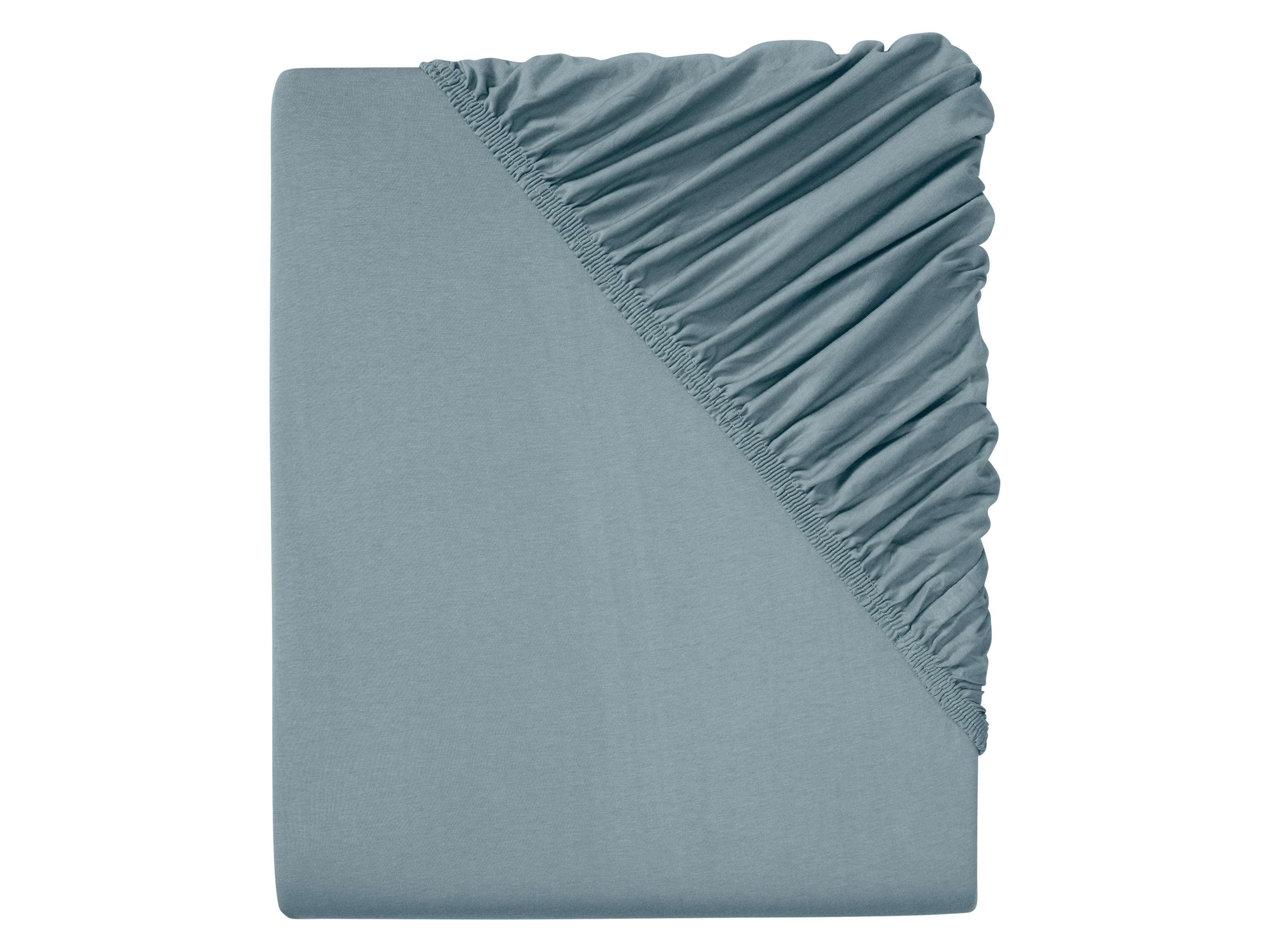 Livarno home Prześcieradło z gumką z dżerseju dla małych dzieci, 2 szt., 60-70 x 120-140 cm Niebieski