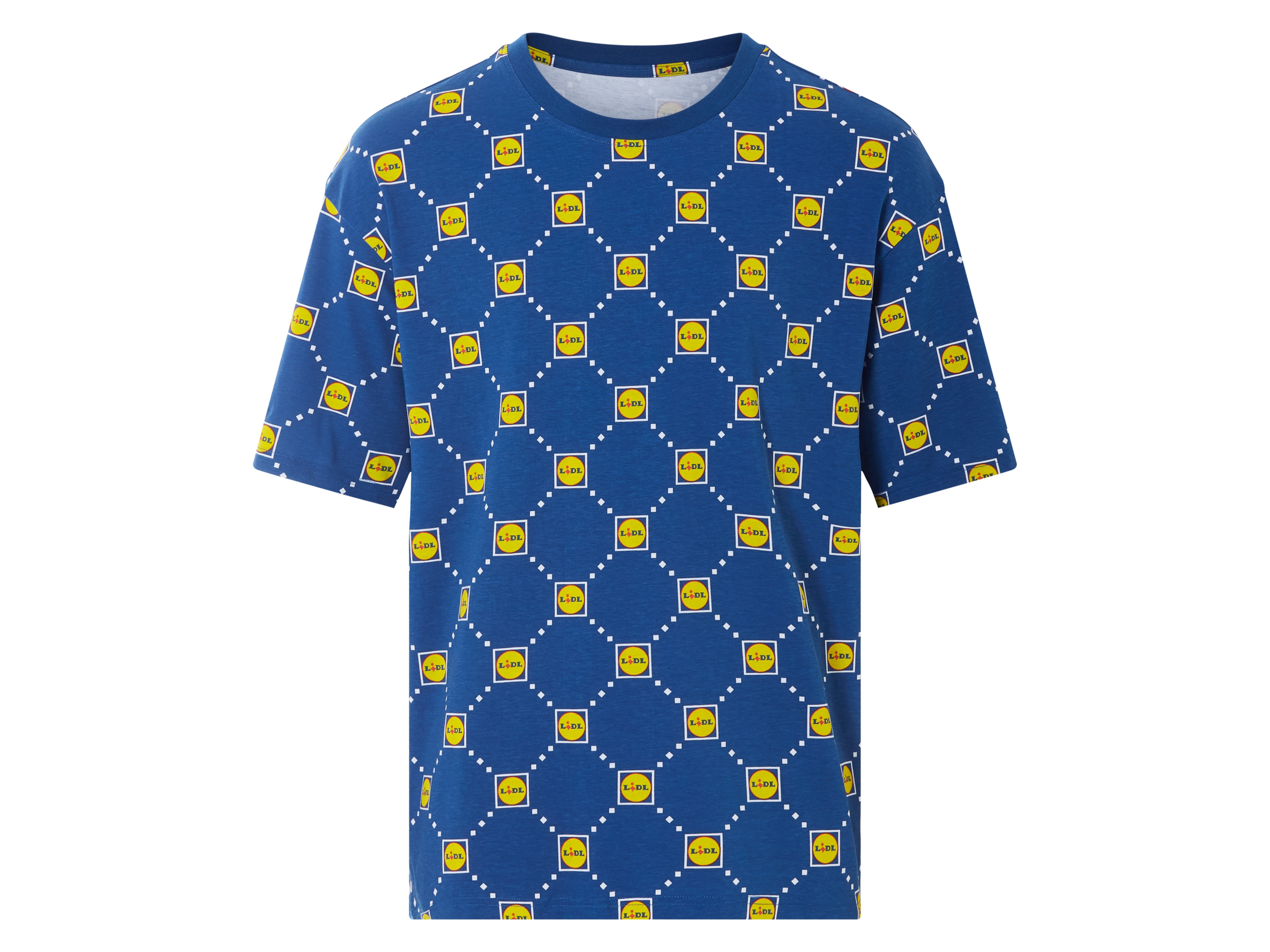 T-shirt bawełniany męski z kolekcji Lidl Niebieski, Xs40/42