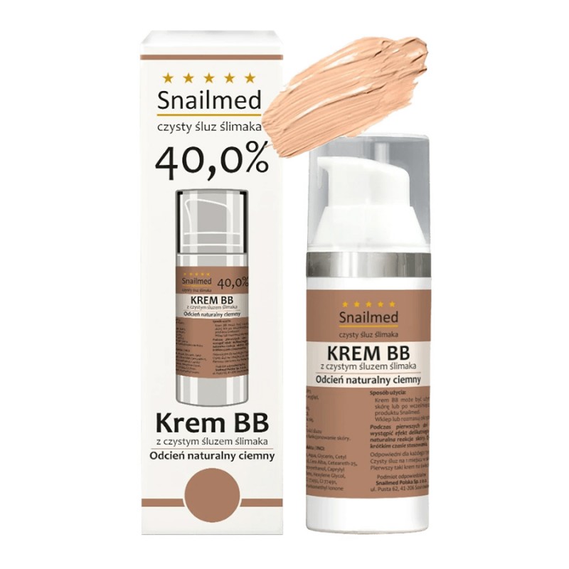 Snailmed krem BB naturalny ciemny 50 ml