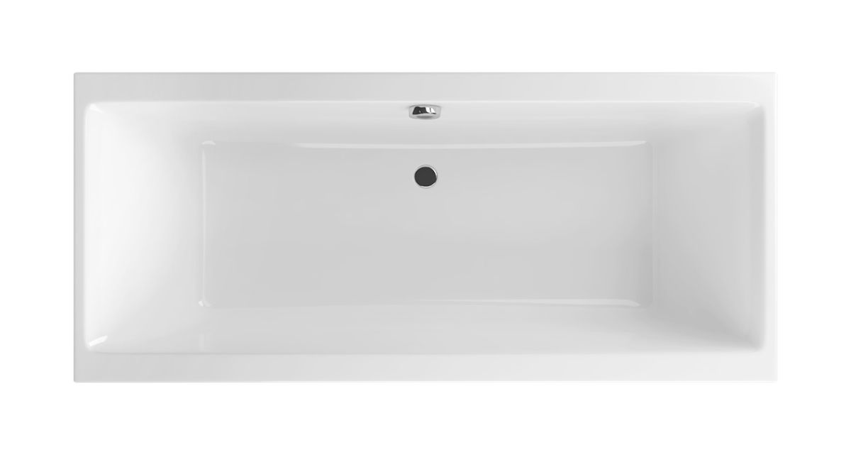 Darmowa Dostawa - Wanna prostokątna 180x80.5 cm Excellent Pryzmat WAEXPRY18WH