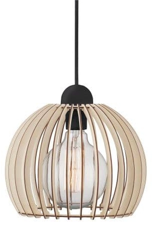 Darmowa Dostawa - Lampa wisząca 1x60 W drewno Nordlux Chino 84823014