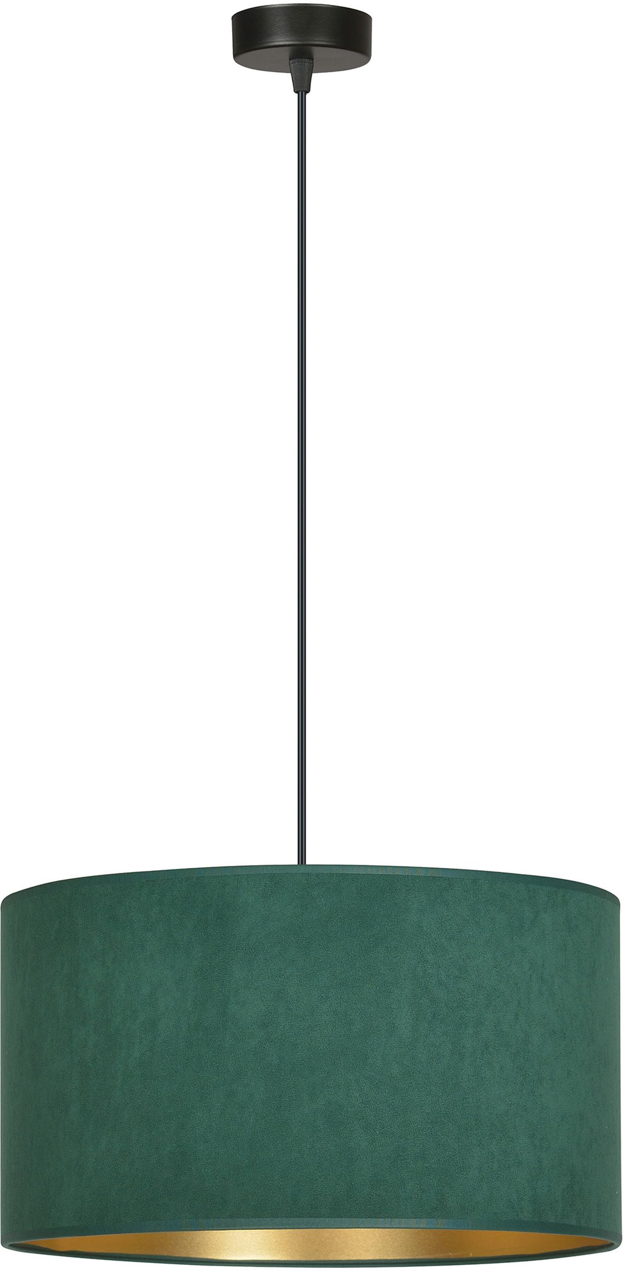 Darmowa Dostawa - Lampa wisząca 1x15 W czarna-zielona-złota Emibig Hilde 10511