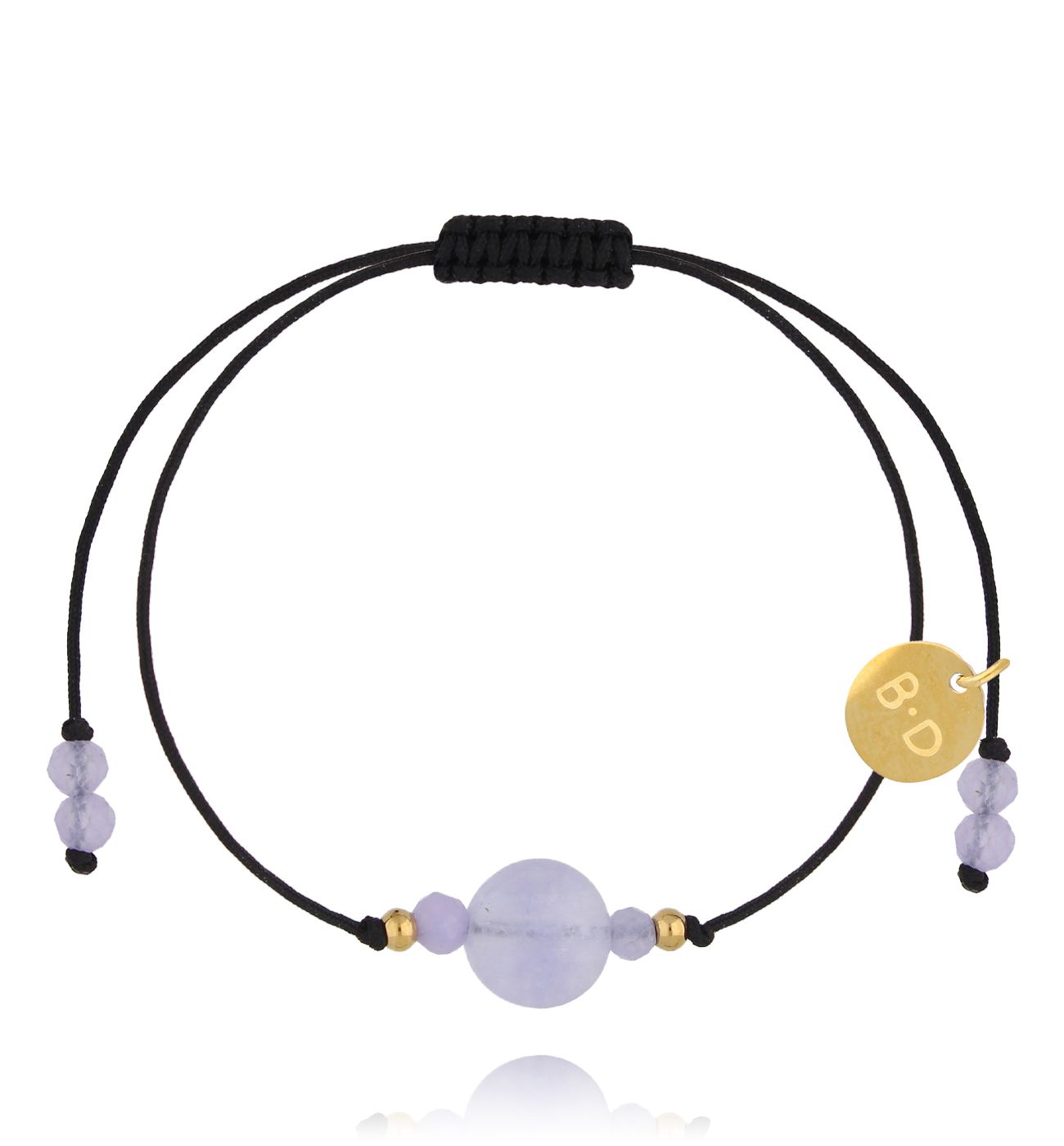 Bransoletka z niebieskiem jadeitem Bléone BMT0146 - By Dziubeka