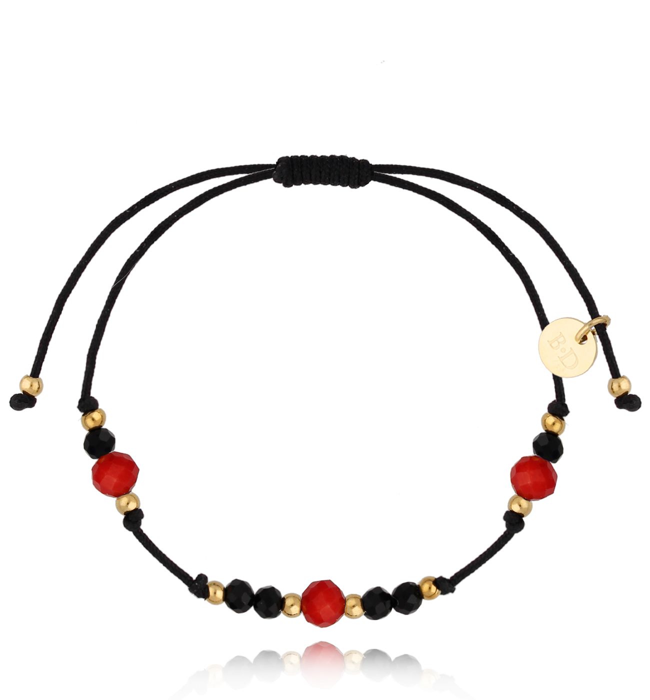 Bransoletka z czerwonym koralem Universe Stones BSC1353