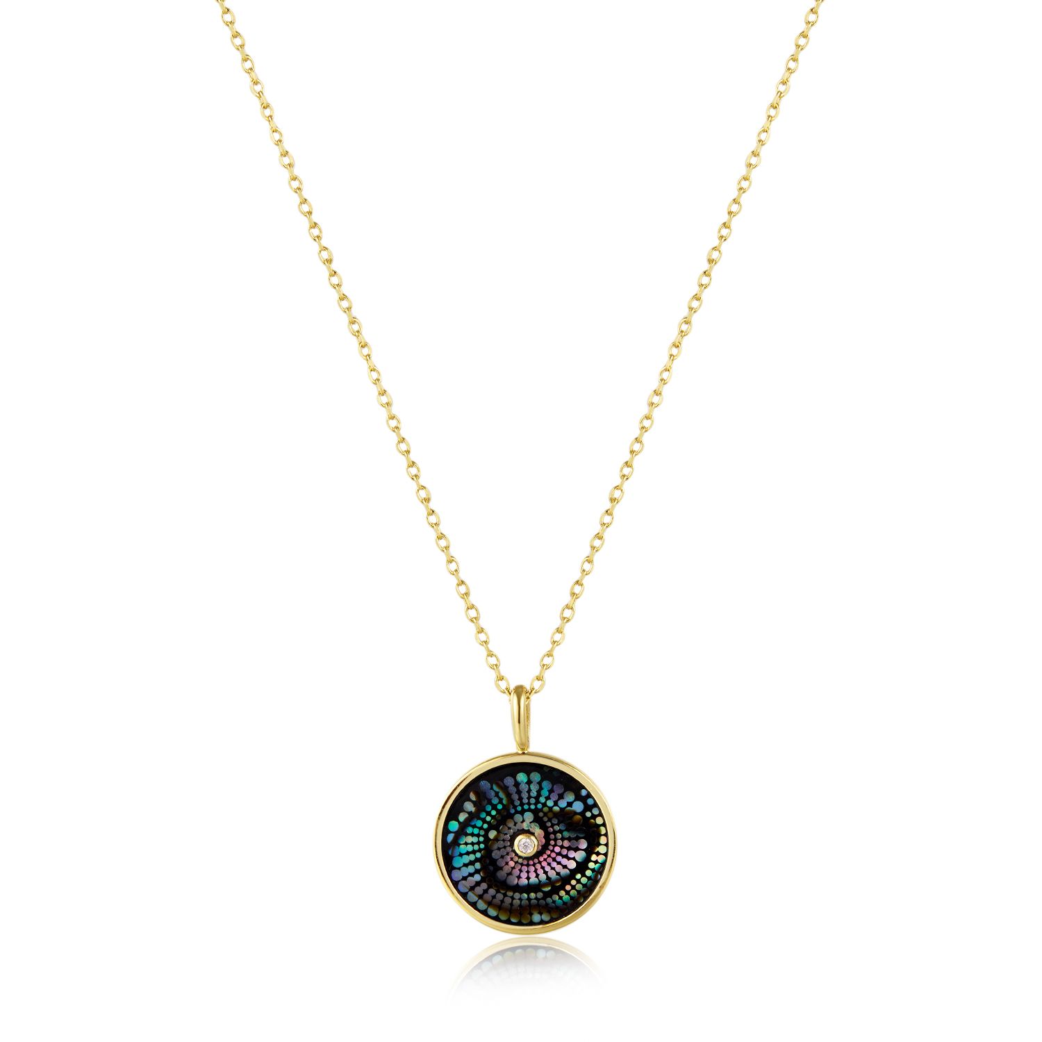 Naszyjnik z muszlami abalone Aqua Harmony NFA0057 - By Dziubeka