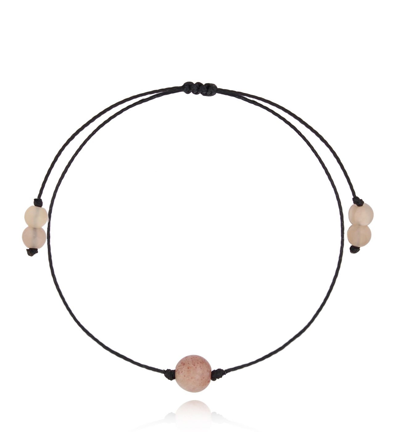Bransoletka z kamieniem słonecznym Birthstones BGL0783 - By Dziubeka