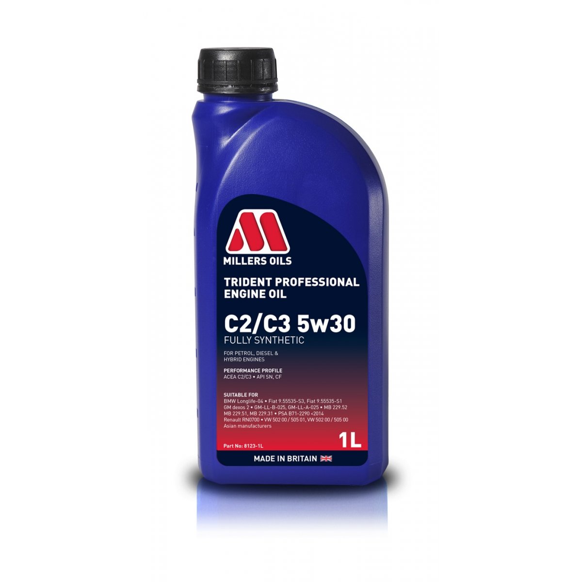 MILLERS TRIDENT PROFESSIONAL C2 C3 5W30 1L - Petrostar