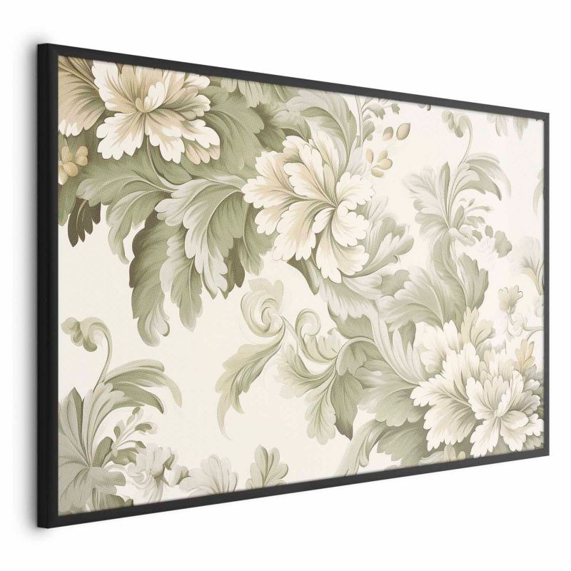 Plakat Artgeist Vintage kwiaty 30x21 cm z ramą czarną 1 szt