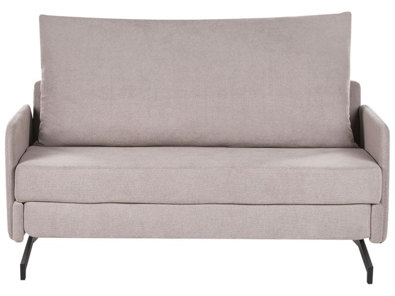 Sofa rozkładana Belfast Beżowoszary Tkanina 1 szt.