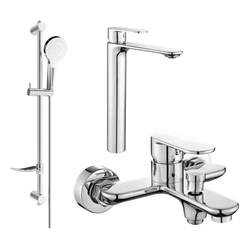 Zestaw wannowy Mexen Milo chrom 71313DF05-00 1 szt.