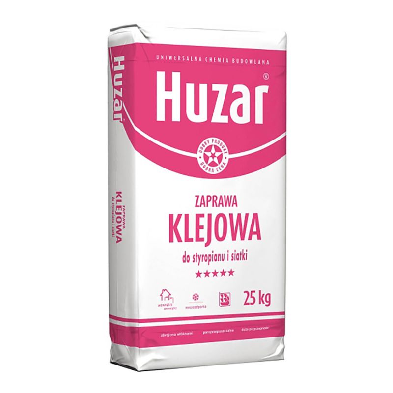 Zaprawa do styropianu i siatki Huzar 25 kg