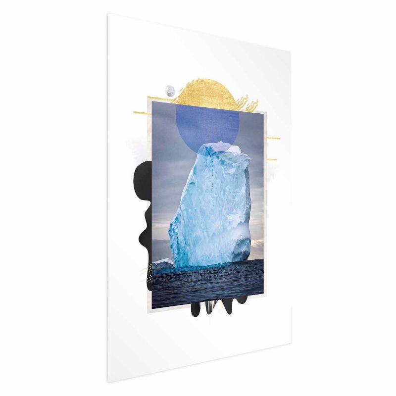 Plakat Artgeist Góra lodowa 21x30 cm bez ramy 1 szt