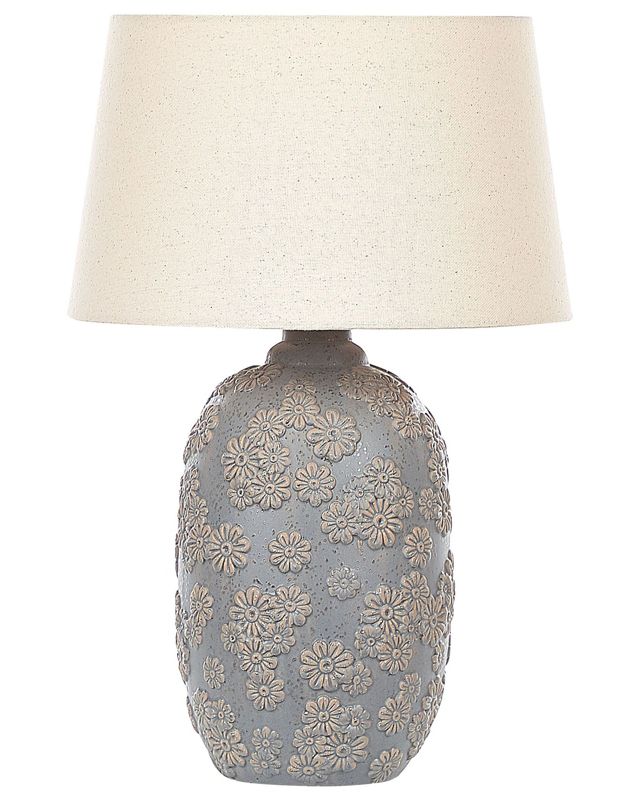 Lampa stołowa Ferrey Ceramika Szary 1 szt.