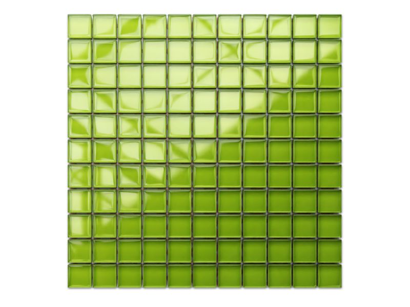 Mozaika szklana Ilcom zielona green 30x30cm 1 szt.