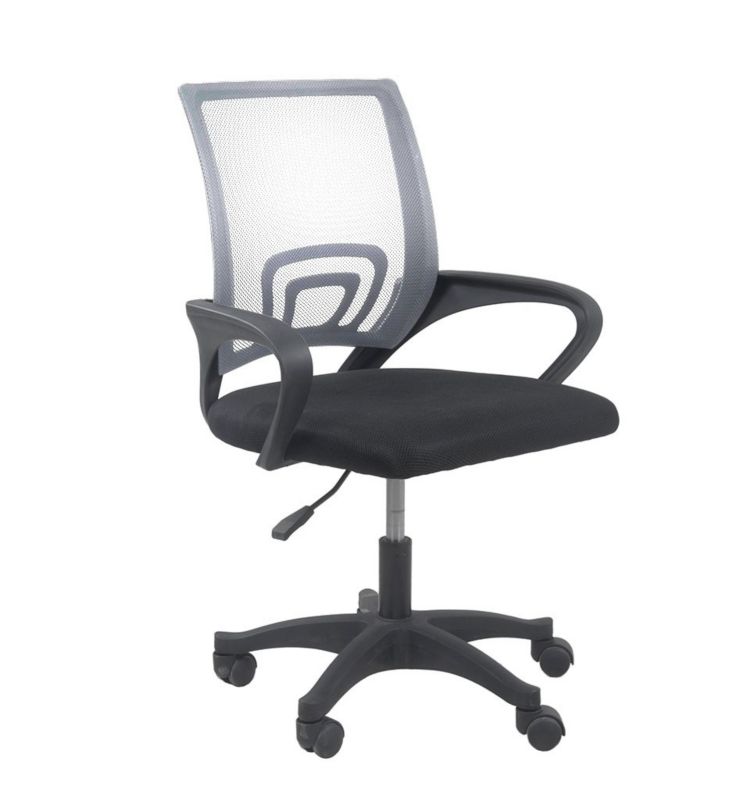 Fotel Obrotowy Topeshop Moris - Szary 48x59x92 cm 1 szt.