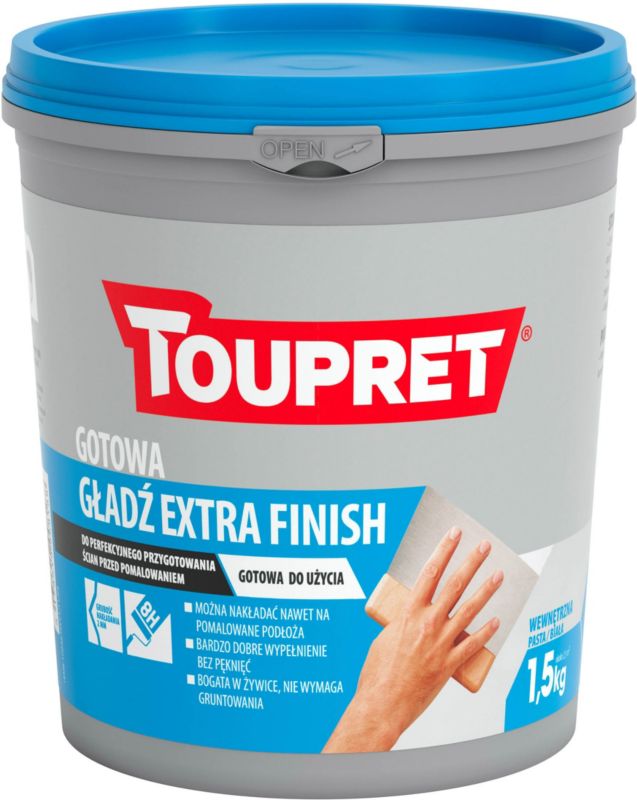Gotowa gładź Toupret Extra Finish 1,5 kg