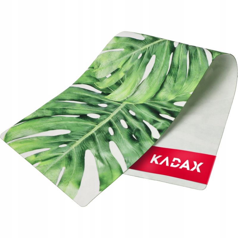 KADAX Obrus Plamoodporny Bieżnik Na Stół Filc 95x33 cm Liście Zielony 1 szt.