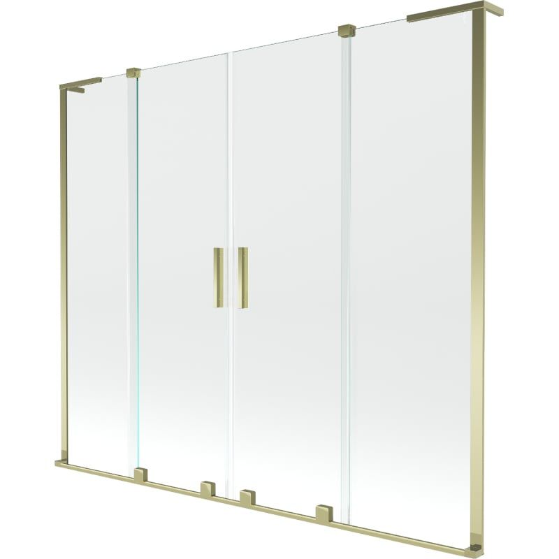 Parawan nawannowy 2-skrzydłowy Mexen Velar L transparent 170x150 cm 1 szt.