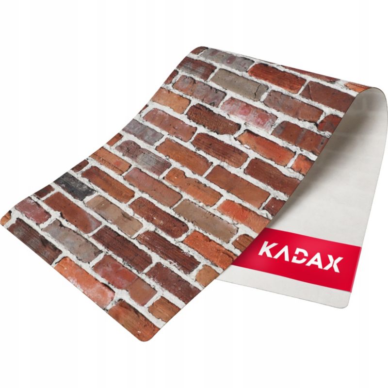 Obrus KADAX Plamoodporny Bieżnik Na Stół Filc 95x33 cm Cegły 1 Czerwony 1 szt.