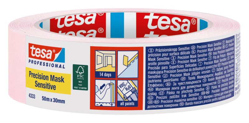 Taśma malarska Tesa Washi 14 dni 30 mm x 50 m różowa