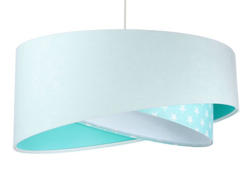 Lampa Bps Koncept wisząca DREAMER biała/miętowa 1 szt