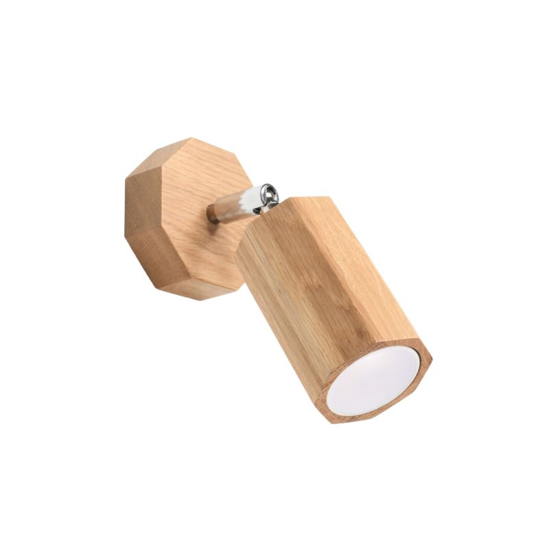 Kinkiet Sollux Lighting ZEKE dąb 1 szt.