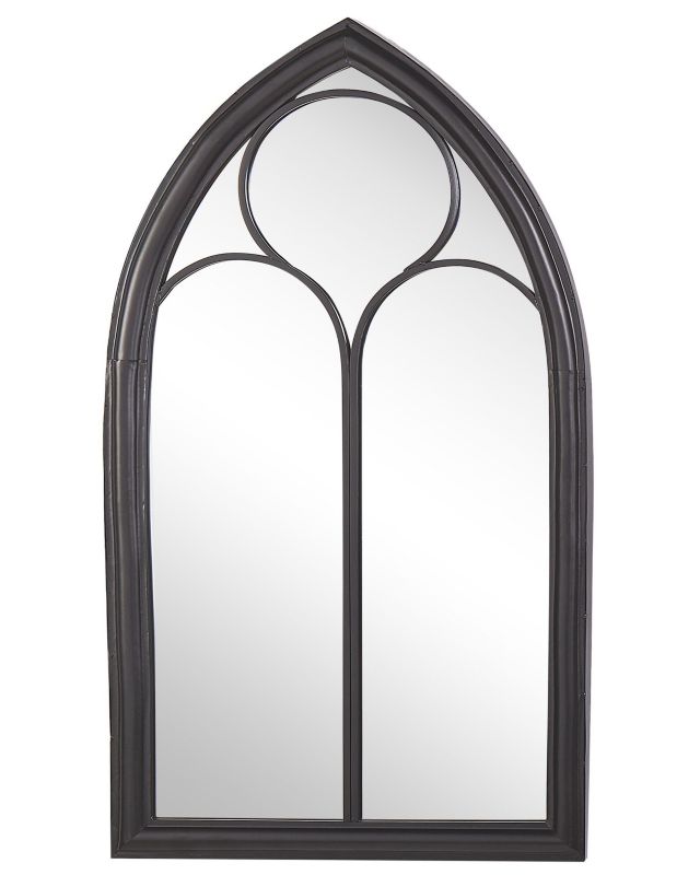 Lustro ścienne Trelly 62 cm 113 cm Metal Czarny 1 szt.