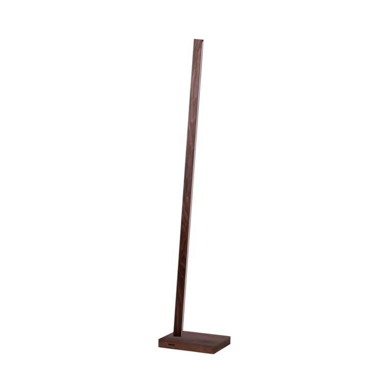 Drewniana Lampa Podłogowa SPOT Light 1xLED 22W Drewno Bukowe Orzechowe FSC, Ściemniacz Dotykowy, 1 szt.