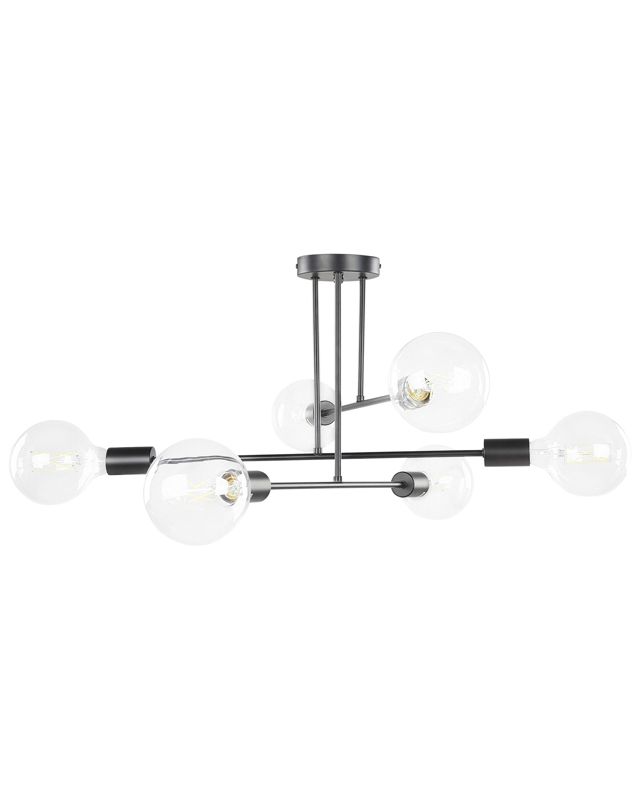 Lampa sufitowa Kidane Metal Czarny 1szt.