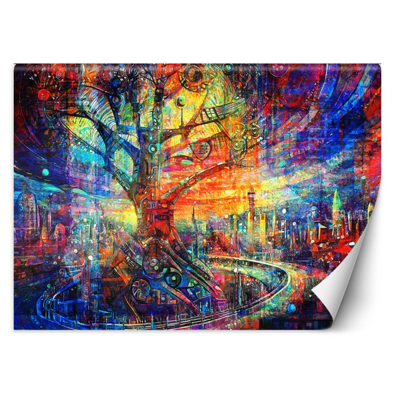 Fototapeta Feeby Drzewo Abstrakcja Kolorowa 150x105 1 szt