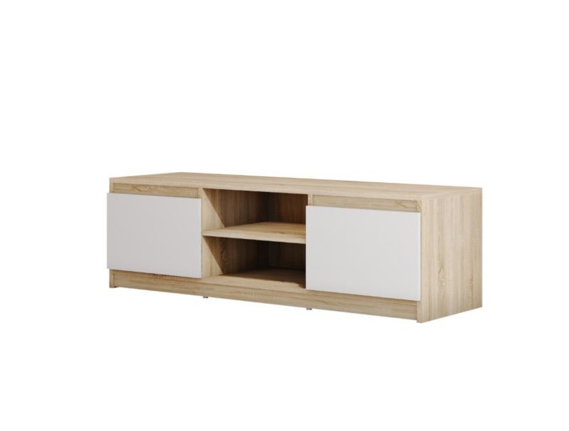 Szafka RTV MINIO go for it DIDI 120 cm dąb sonoma/ biały 1 szt.