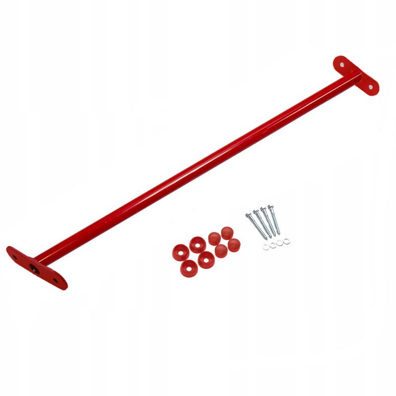 Drążek metalowy 4iQ Group 90cm czerwony na plac zabaw 1szt.