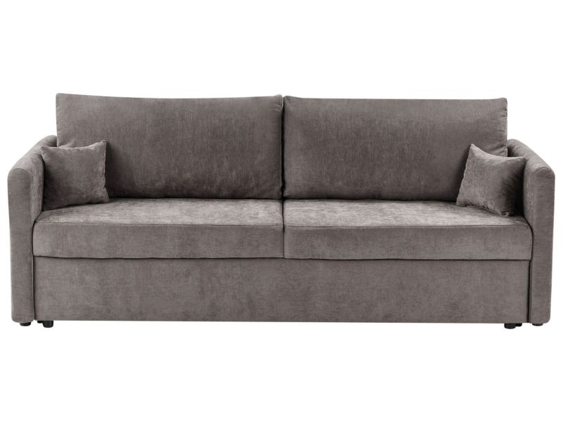Sofa rozkładana Bleik Beżowoszary Z miejscem do przechowywania 1 szt.