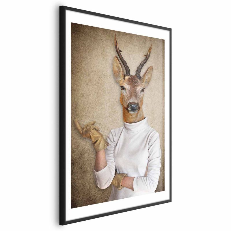 Plakat Artgeist Pani domu 21x30 cm z ramą czarną 1 szt