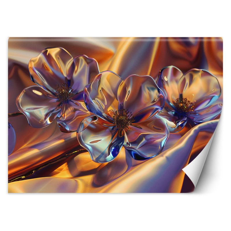 Fototapeta Feeby Szklane kwiaty w jedwabiu 150x105 1 szt