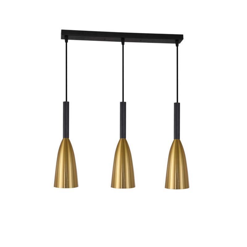 Lampa wisząca Light Prestige Solin 3 złota 3 x E27 1 szt.