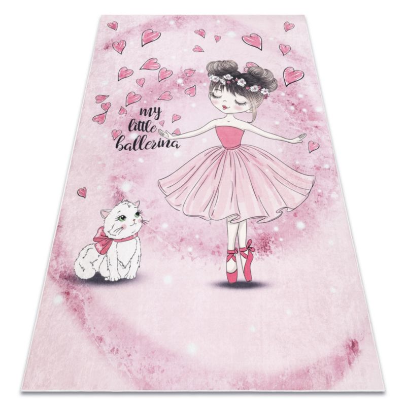 Dywan dla dzieci Bambino RugsX 140x190 cm róż I178 1 szt.