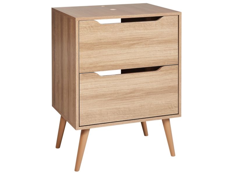 Szafka pod umywalkę Cariacica 60 cm Jasnobrązowy 1 szt.