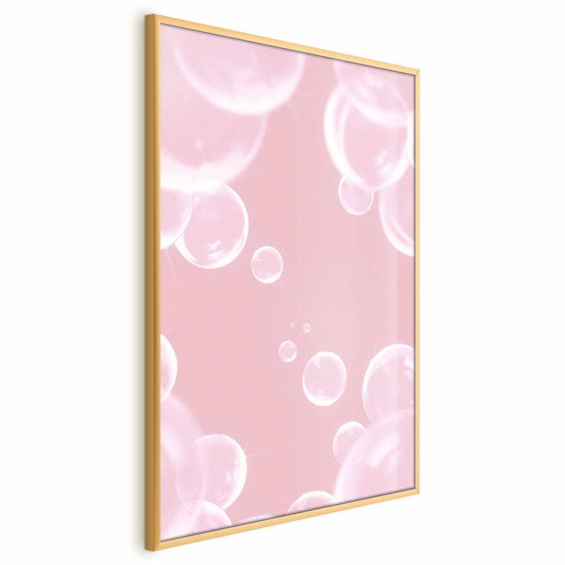 Plakat Artgeist Subtelny powiew 60x90 cm z ramą złotą 1 szt