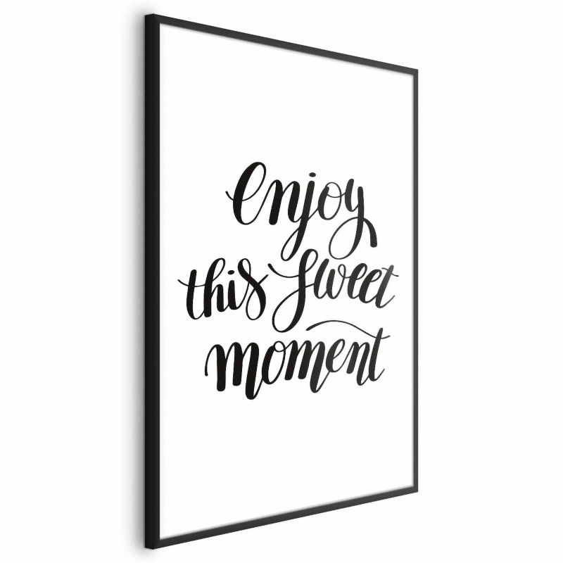 Plakat Artgeist Enjoy 21x30 cm z ramą czarną 1 szt